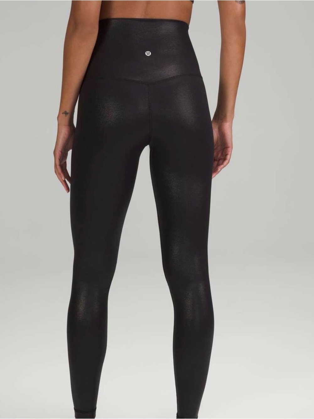 lululemon athletica Black Align Shimmer High-Waist Leggings 28”